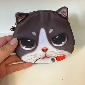 3/$15 - Small cat change purse